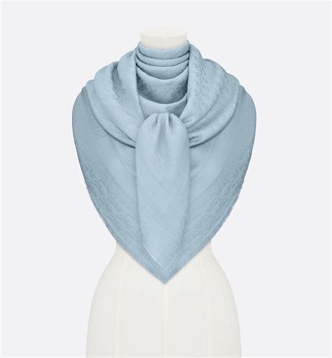 dior oblique shawl price|Dior Oblique Shawl Horizon Blue Wool, Silk and Cashmere.